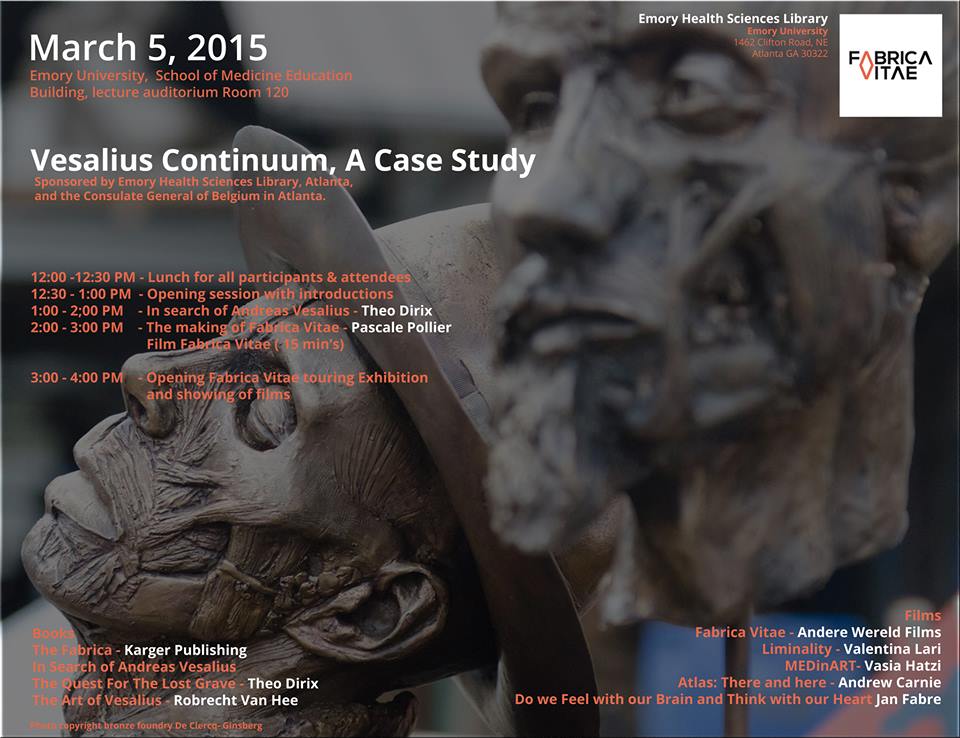 “Vesalius Continuum, A Case Study”, Emory University, 5th of March 2015