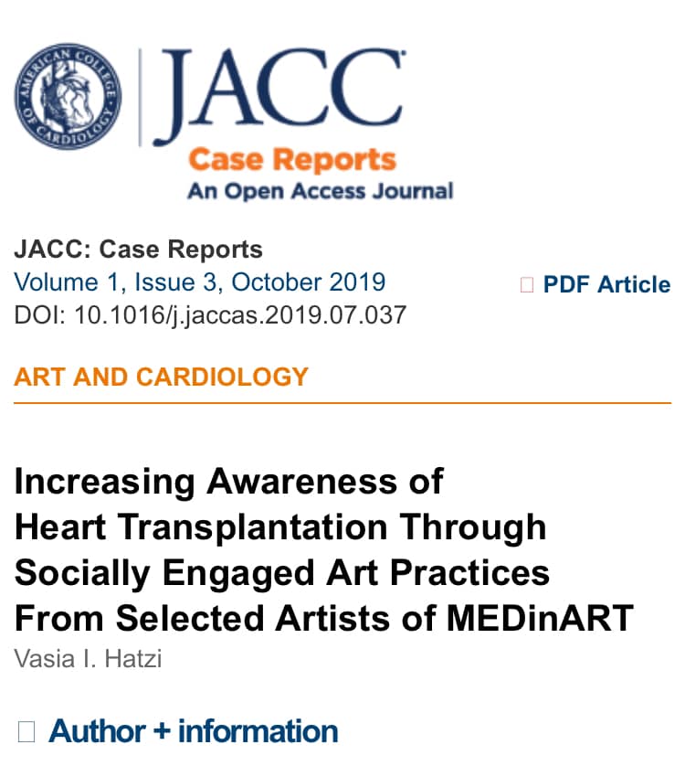 Article about MEDinART in JACC:Case Reports